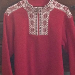 LL Bean Velour Ladies Top